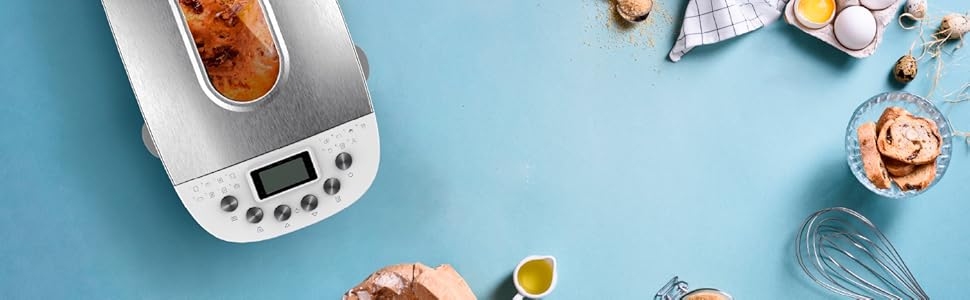 Хлібопечка Cecotec Brotbackautomat Bread&Co 1500 PerfectCook: 850 Вт, 1,5 кг, 15 програм, таймер, миється, рецепти