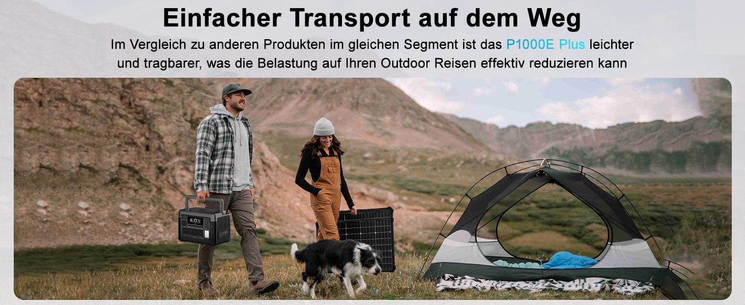 Портативна електростанція OUKITEL P1000E Plus 1024Wh LiFePO4 з сонячною панеллю, 4 виходи AC (3600W пік), 100W USB-C, UPS, для кемпінгу, RV, надзвичайних ситуацій