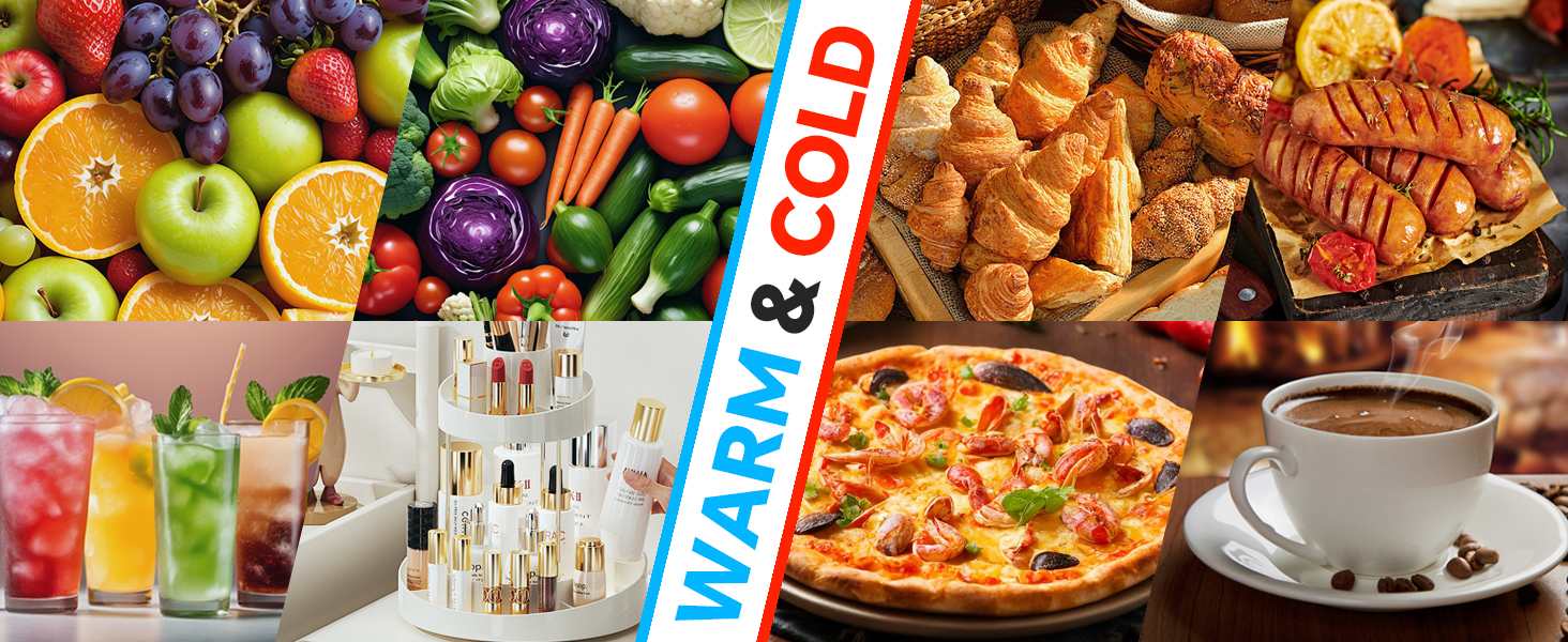 Автомобільний міні-холодильник 2 в 1 з функцією охолодження та підігріву, 15Л, 12V/220V для авто, дому та офісу, чорний