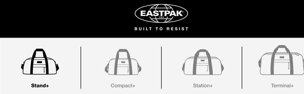 Дорожня сумка Eastpak STAND, 34 л, 25x53x24 см, чорна