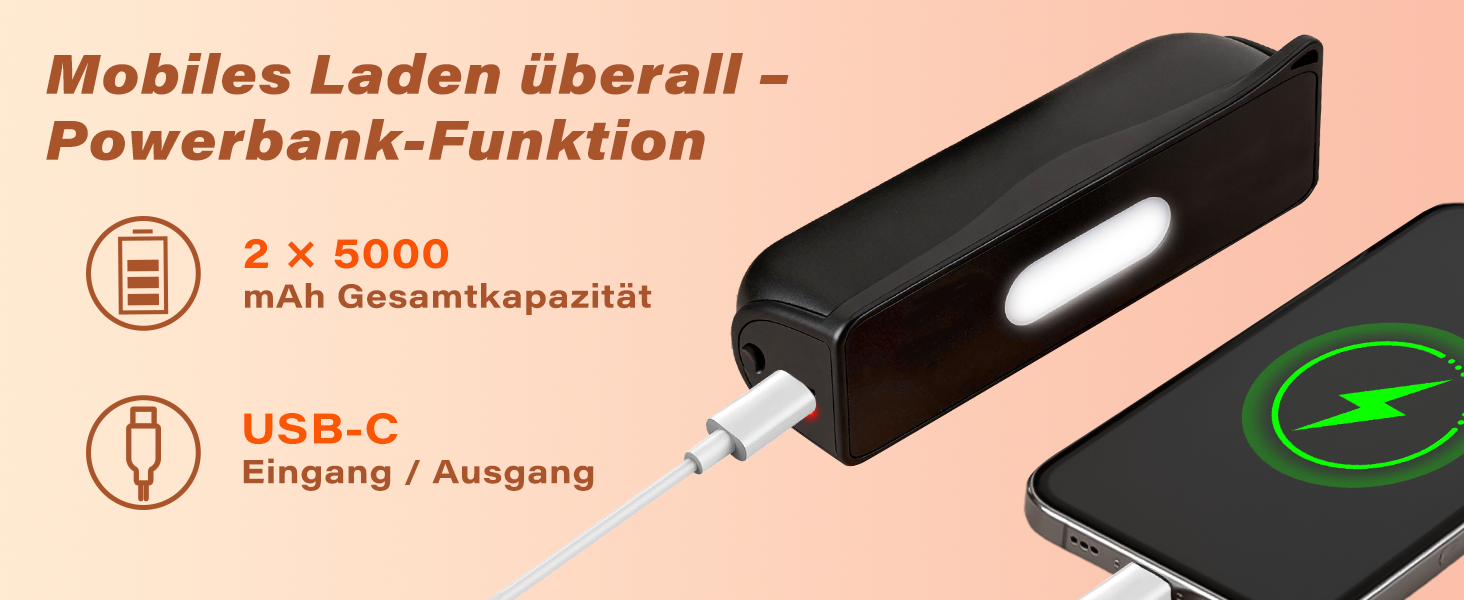 Електричні грілки для рук Citybee 2 шт. - 10000mAh, 3 режими нагріву, LED ліхтарик, Powerbank USB-C для кемпінгу, катання на лижах, активного відпочинку