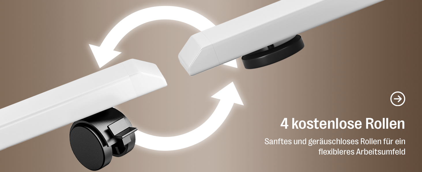 Регульований стіл MAIDeSITe S2 Pro (160x80 см) - електричний, з підняттям, чорний каркас, білий стіл, 160 кг, з захистом від зіткнень