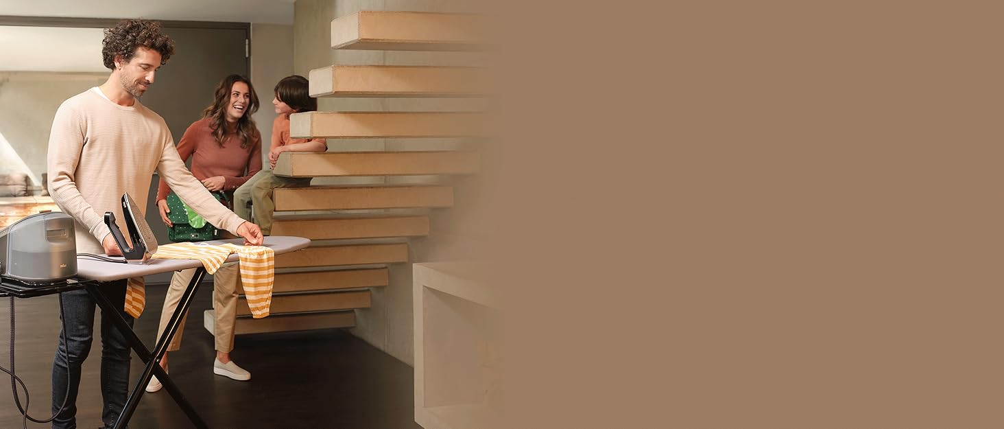 Відпарювальний столик Braun CareStyle IB3001 BK – чорний/сірий, 122x40 см, бавовняний чохол