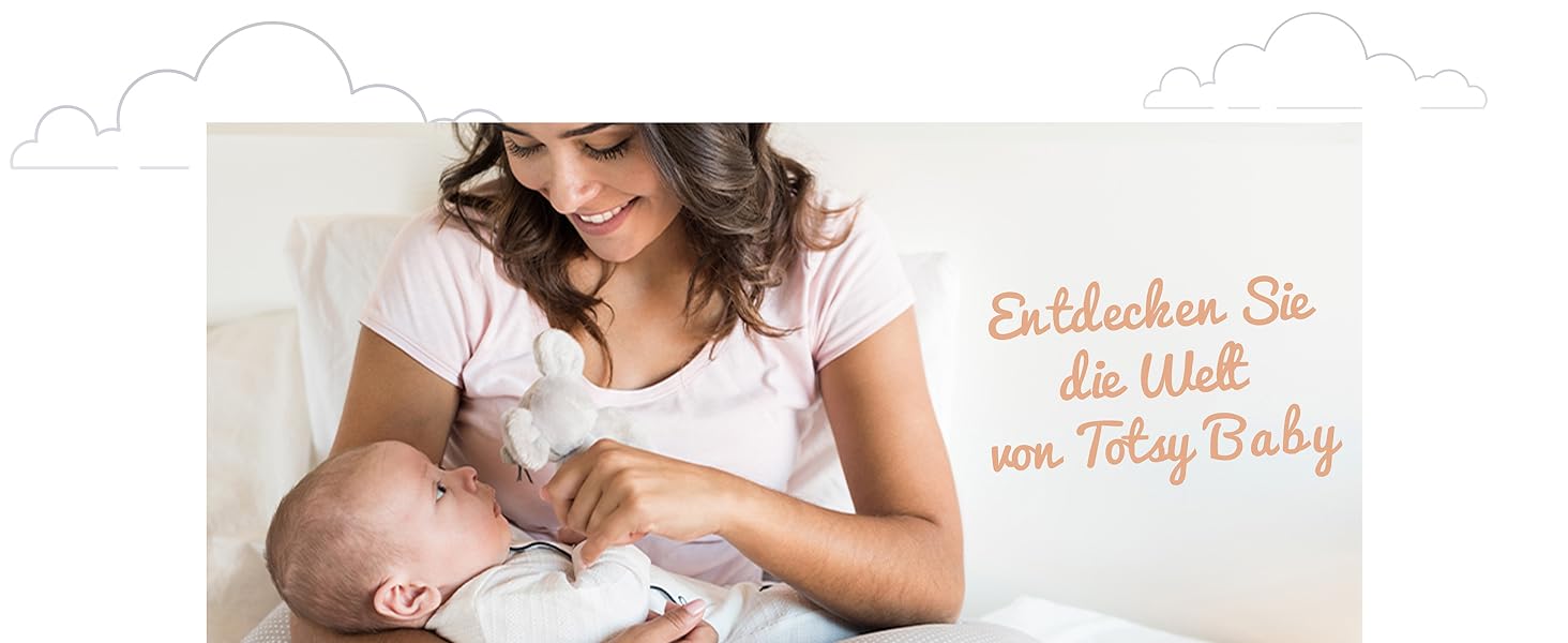 Подушка для годування Totsy Baby Stillkissen Mond Minky 130 см Оленя Сіра (Oeko-Tex) - підтримка для годування груддю
