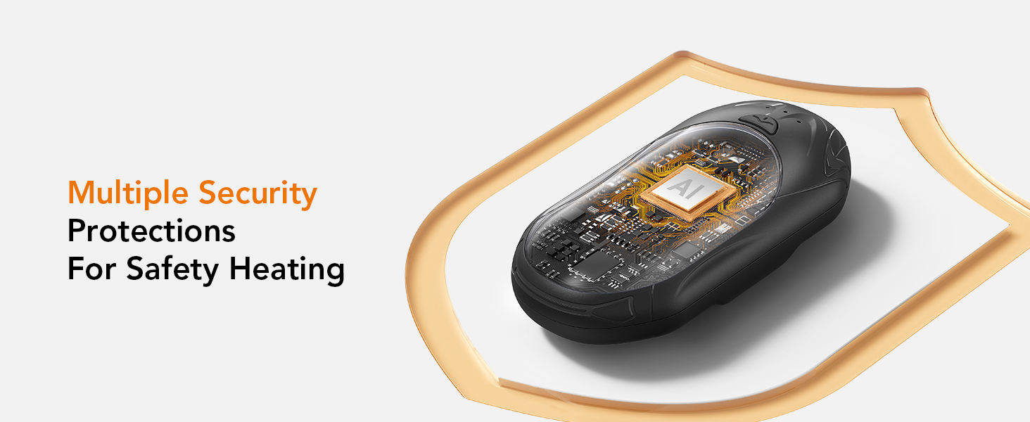 Портативні електричні грілки для рук 2 шт. 3000mAh, USB-C, 3 температурні режими (35-55°C), швидкий нагрів, для активного відпочинку, кемпінгу, подарунок, сріблясто-сірий M