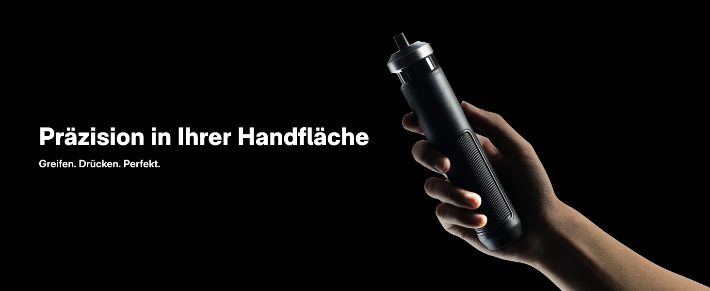 HOTO PixelDrive Електричний Шуруповерт з Дисплеєм, 6 Режимів, 0.5-6 Нм, 30 Біт, USB-C, для Електроніки та Дому