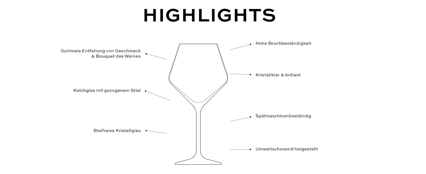 Бокали для червоного вина Stölzle Lausitz Revolution 6 шт, 490 мл - Кришталеві келихи для вина, міцні, для максимальної ароматизації