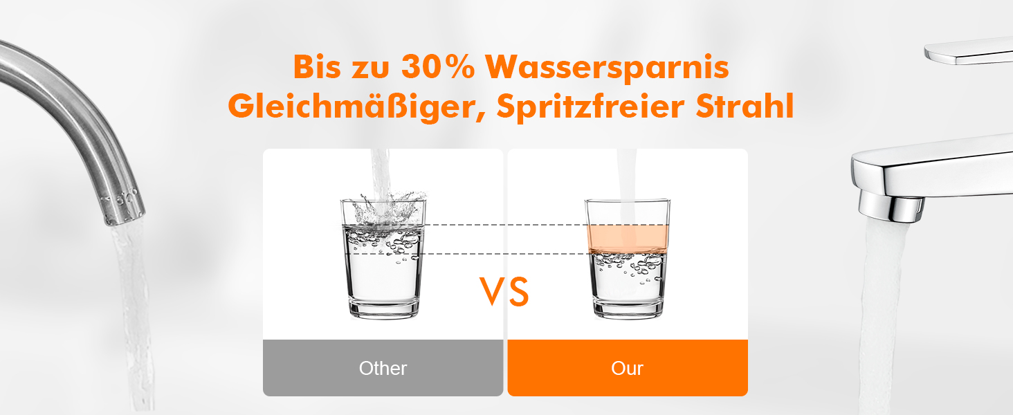 Ibergrif - Змішувач для ванної кімнати з одним важелем, хром. Змішувач для раковини з водозберігаючою функцією, анти-відбитки пальців, легка установка, модель M11057. Без функції холодного старту.