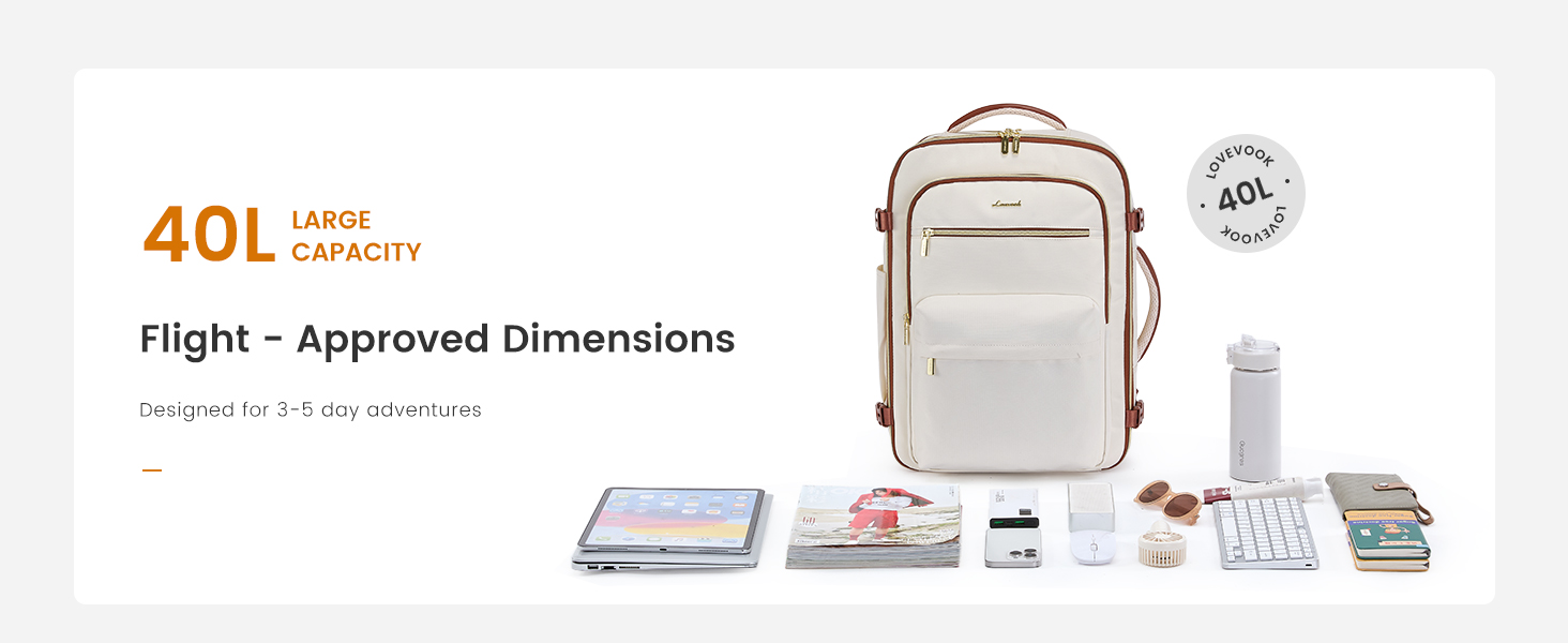 Чорний дорожній рюкзак OVEVOOK для ноутбука 17.3