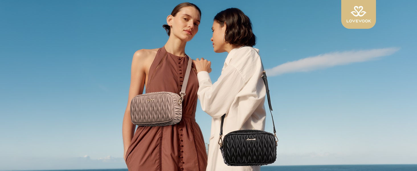 LOVEVOOK Сумка через плече жіноча, маленька сумочка кросбоді, чохол для телефону, сумка на плече, шкіра PU, чорна