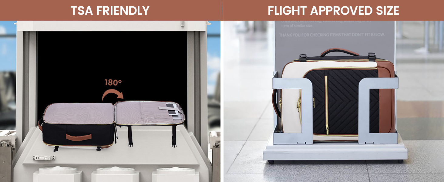 Рюкзак LOVEVOOK для ручної поклажі 40L: жіночий, для подорожей, з відділенням для ноутбука 17.3