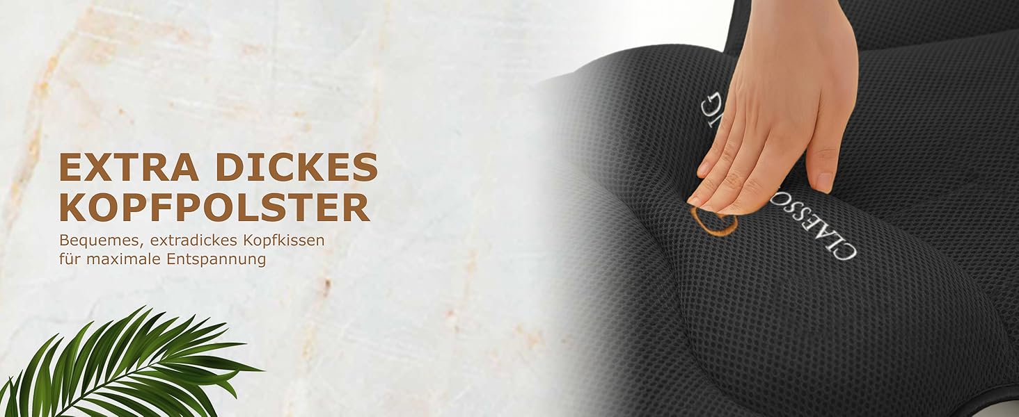 Подушка для ванни повномірна (152x56 см) з підголівником (11 см) чорного кольору – підтримка шиї, спини та ніг. Зі сумкою для прання та подорожей, гачком для сушіння.