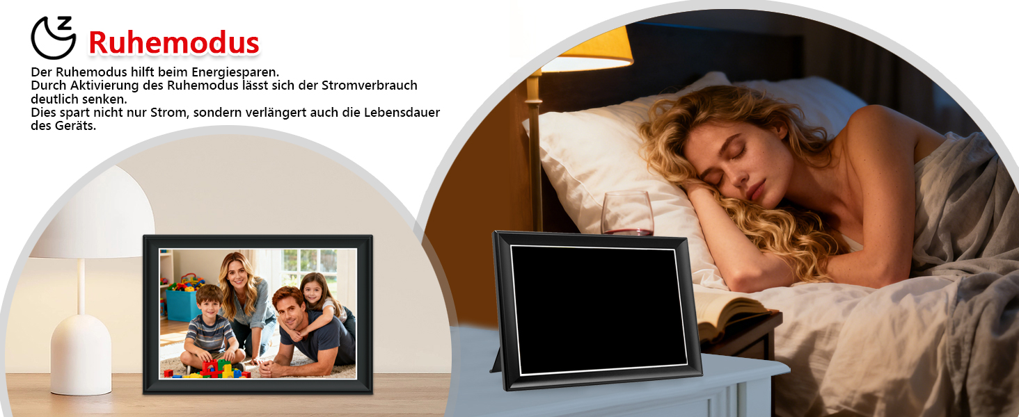 FRAMEO Цифровий фоторамка 15.6" WiFi, IPS, FHD 1920x1080, 32GB, сенсорний екран, автоповорот, для стін, віддалений доступ через додаток FRAMEO