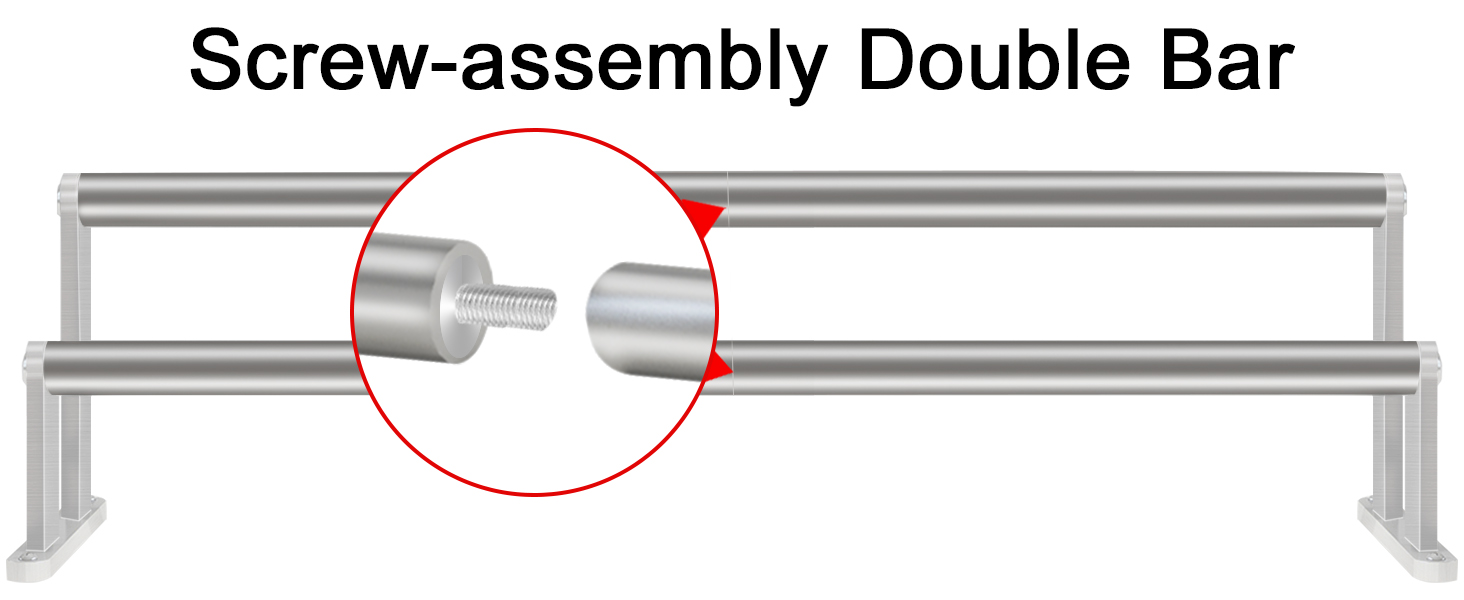 Тримач для рушників на стіну, 60 см, нержавіюча сталь, для ванної кімнати, спальні, кухні, щіткова нікель
