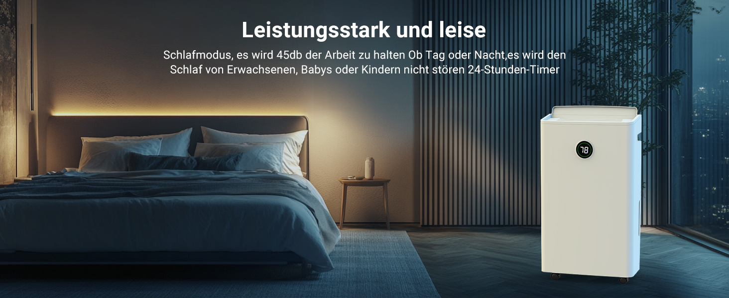 Зволожувач повітря Pasapair – автоматичний осушувач для дому до 120 м³ (20 м²) з таймером, 3 режими роботи, цифровий дисплей, шланг для відведення конденсату. Захист від вологи та плісняви.