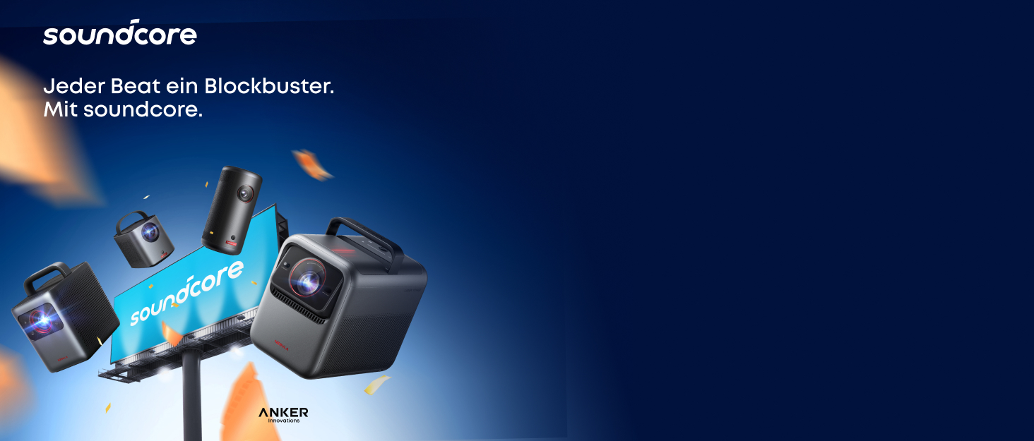 Nebula Anker Mars 3 Air Mini Beamer: проєктор 1080p з Google TV, Smart, Wi-Fi, 400 ANSI люмен, Dolby Digital, 2*8W, 150 дюймів, акумулятор, 2,5 години, новий