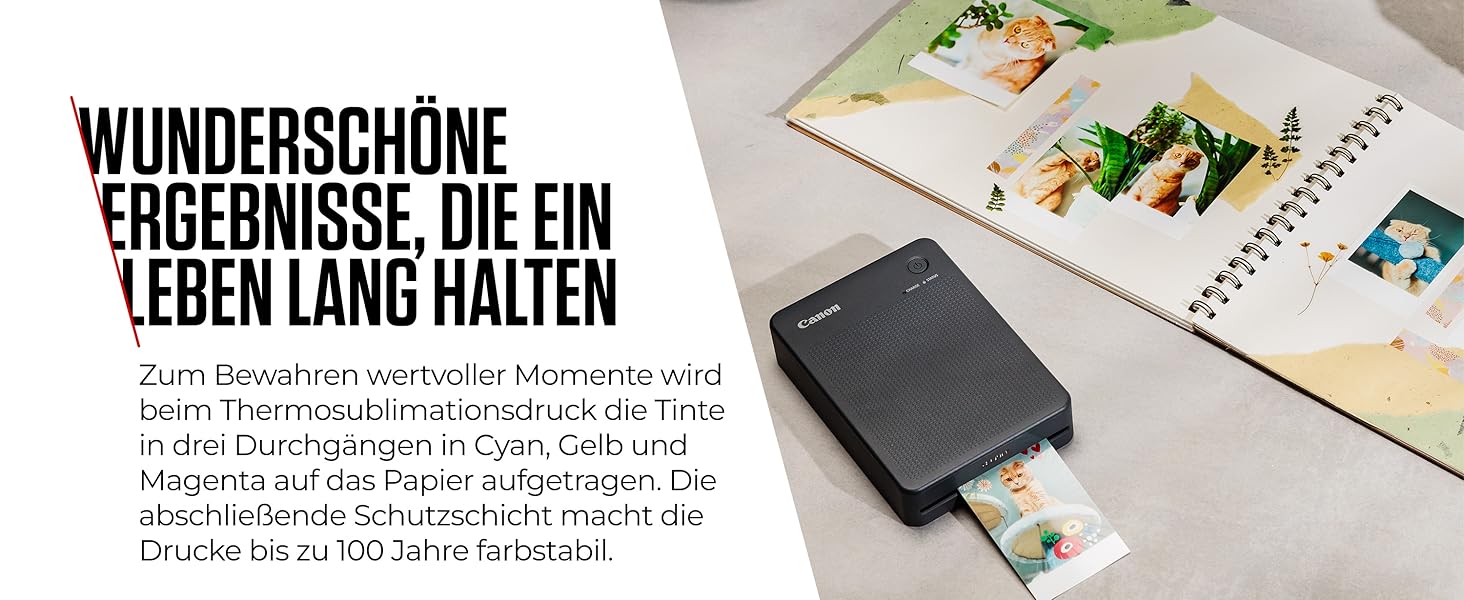 Canon Selphy QX20 – Портативний принтер для фотографій з Wi-Fi, термосублімаційний друк, USB-C зарядка, білий (без чорнил/паперу)