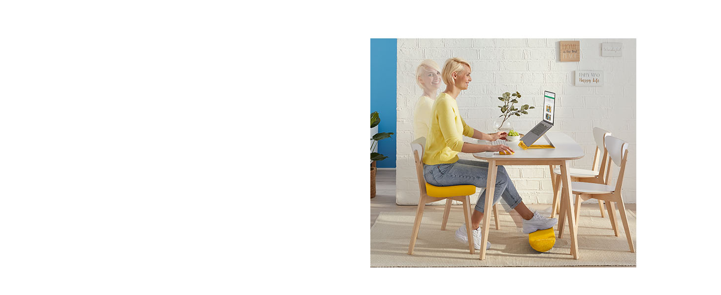 Підніжка для столу Leitz Ergo Cosy, регульована, сіра, 53710089, для офісу та дому