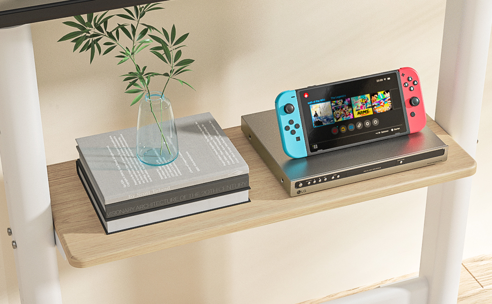 Підставка для телевізора TVON: для плоских та вигнутих екранів 60-86 дюймів, регульована висота, до 68 кг, VESA 800x600 мм, білий