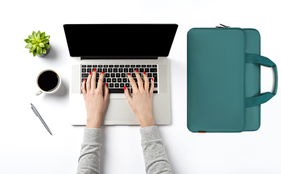 Чохол для ноутбука DOMISO, 16 дюймів, сумісний з MacBook Pro, водонепроникний, з ручкою