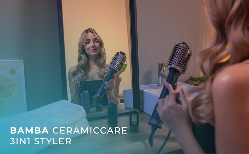 Фен-щітка Cecotec Bamba CeramicCare 5-в-1 Pro 1000W з керамікою та іонізацією