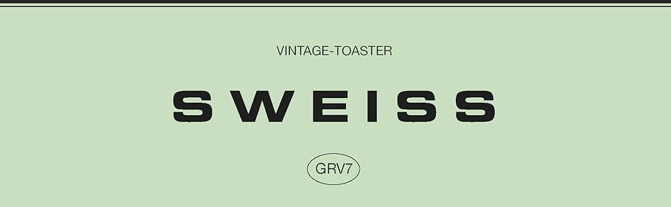 Тостер SWEISS Vintage GRV7 пастельно-зелений: 2 відділення, 6 режимів, для багетів, розморожування, нержавіюча сталь, 1500 Вт