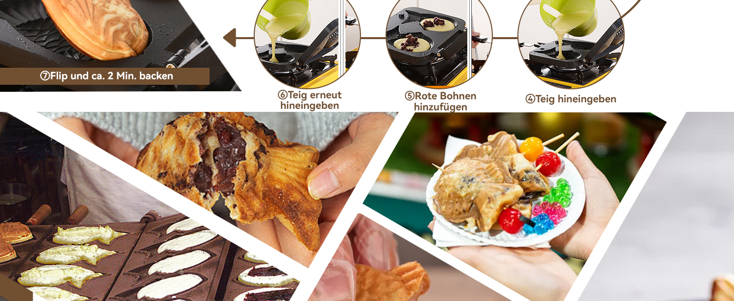 Вафельниця для випікання у формі риби, антипригарне покриття, алюміній, 42x19.5x14 см