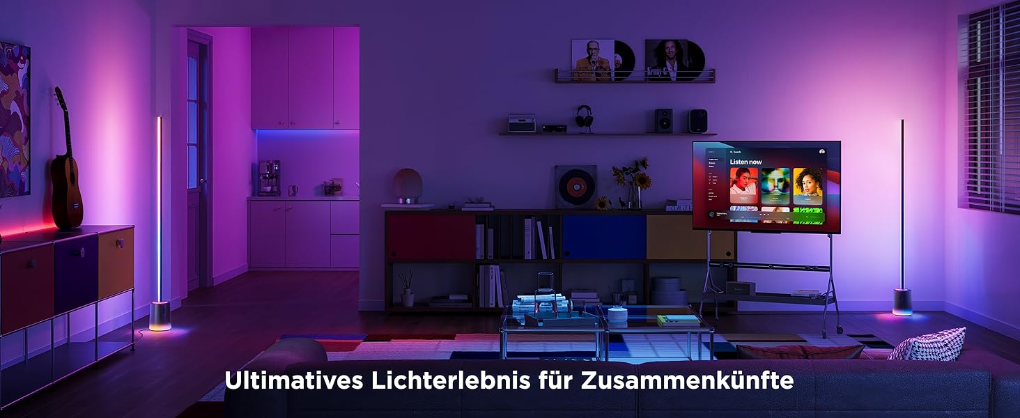 Розумна торшерна лампа Govee Stehlampe 3 з технологією LuminBlend+, RGBWWIC, яскравість 2100лм