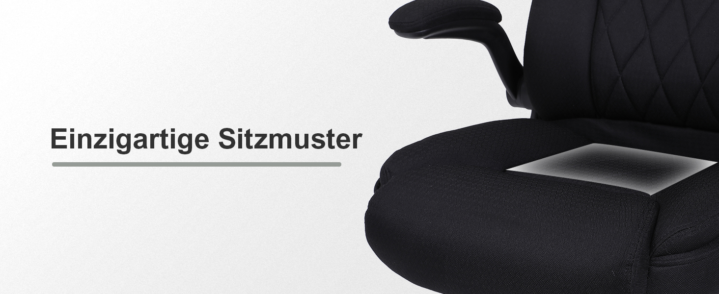 Офісний крісло Flysky з високою спинкою, регульованою висотою та підголівником, чорне. Ергономічне крісло для офісу, чорний.