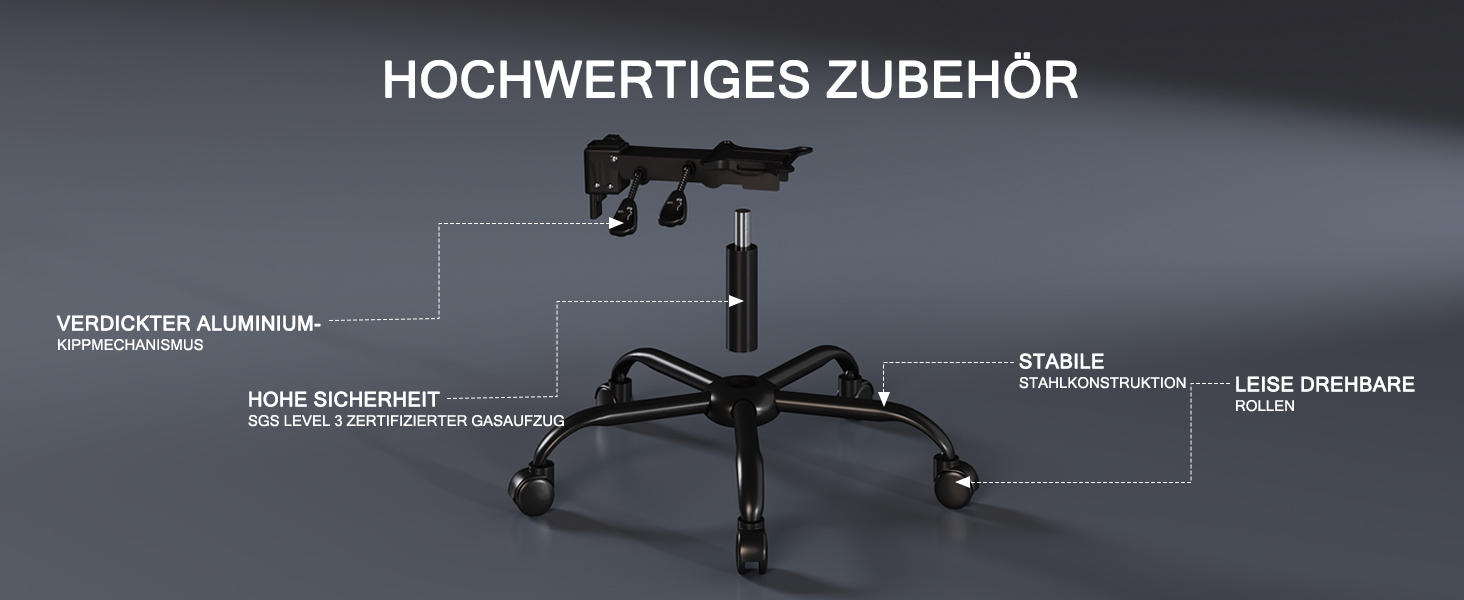 Ергономічне геймерське крісло з підніжкою, підголівником та підтримкою попереку. Регульоване геймерське крісло для дому та офісу. Біле.