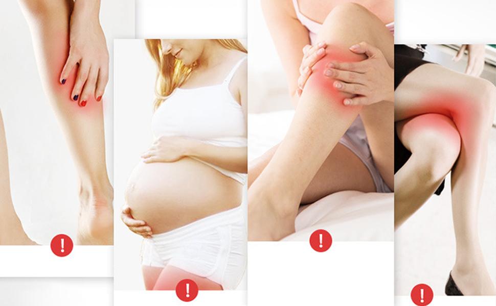 Ергономічна подушка між ніг для сну на боці CREATESTAR з ефектом пам'яті (Memory Foam), сіра, знімний чохол