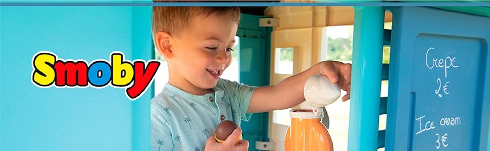 Дитячий будиночок Smoby Sweety Corner для дівчаток з аксесуарами, для вулиці та в приміщенні, з 2 років