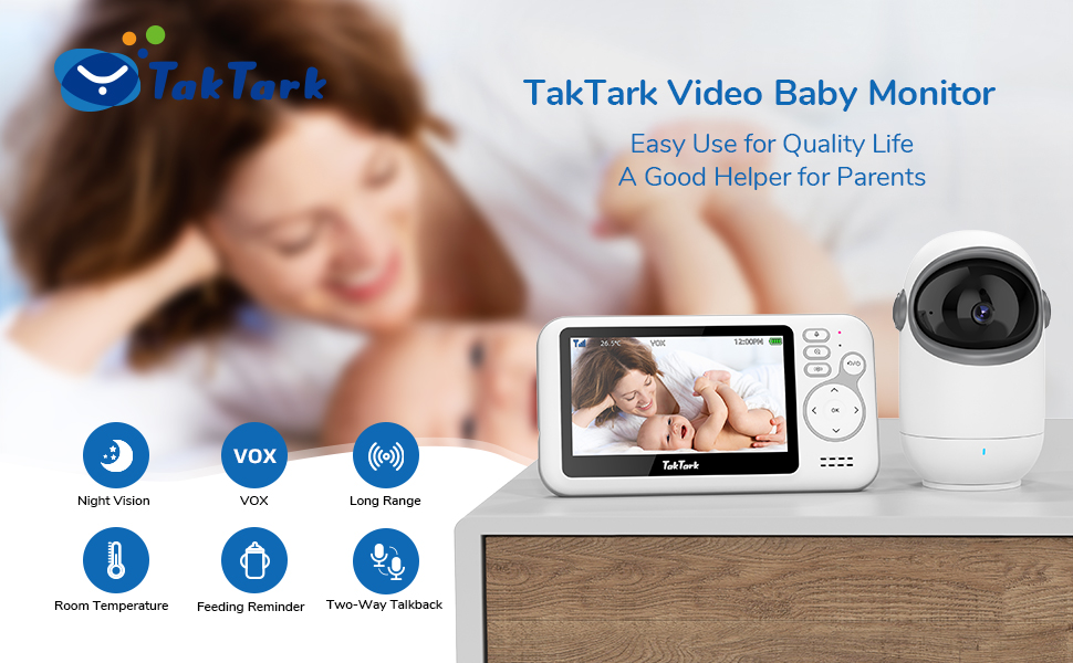 Відеоняня TakTark з камерою 4.3