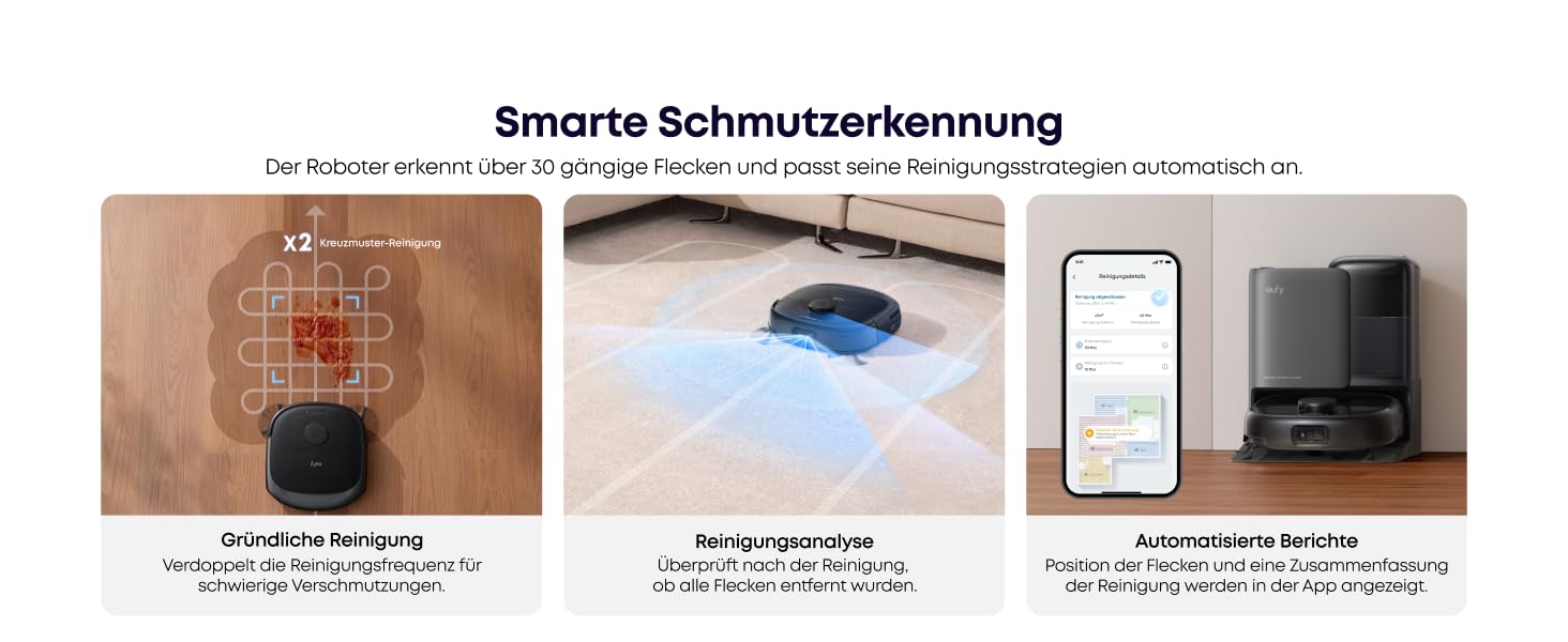 Робот-пилосос Eufy Omni E25 HydroJet з функцією миття, 20000Pa, Turbo-сила всмоктування, щітки DuroSpiral, CornerRover для кутів, станція All-in-One, для тварин та дітей