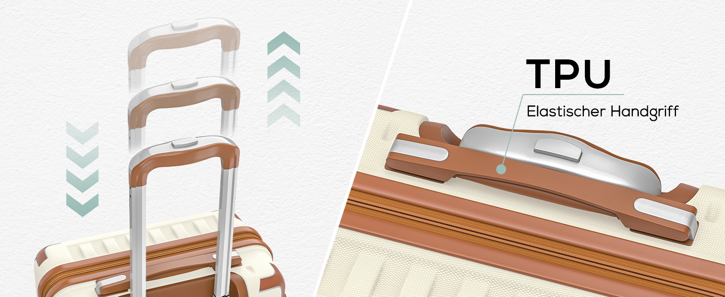 Набір валіз Melalenia 3 в 1 з жорстким корпусом, легкий, для подорожей. Валіза-тролей, набір ручної поклажі з TSA замком та 4 колесами (білий).