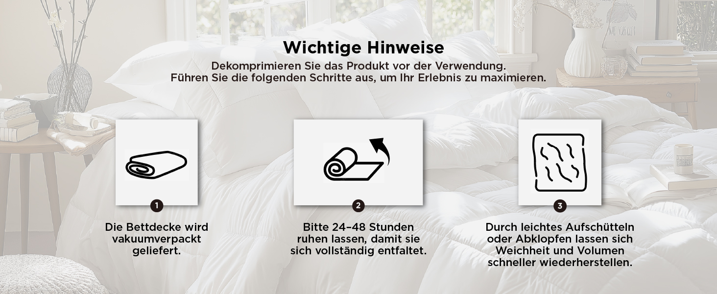 Біла зимова ковдра BEDSURE 220x240 см - тепла та товста ковдра для зими, 450gsm