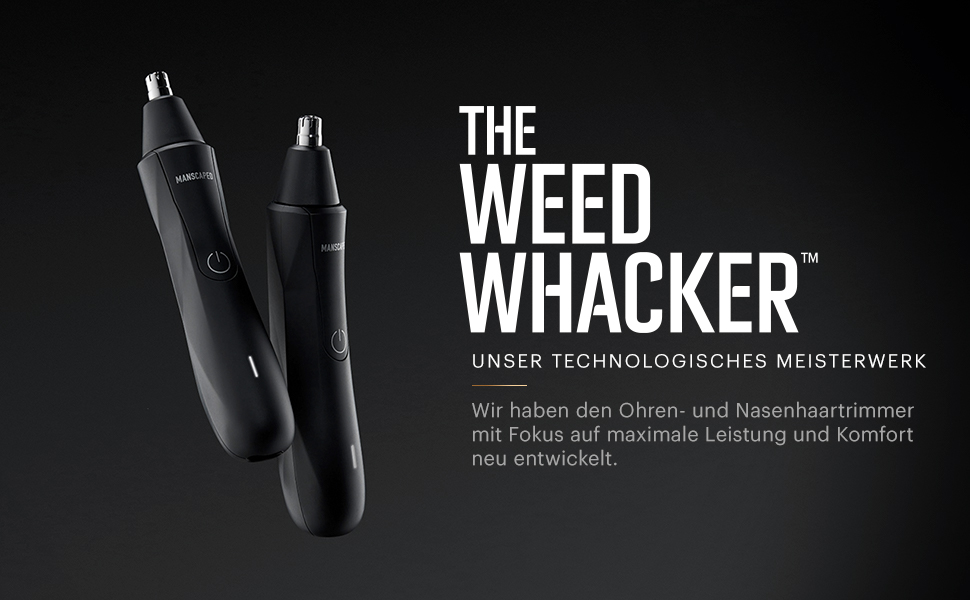 Тример для волосся у вухах і носі Manscaped Weed Whacker 600 мАч чорний