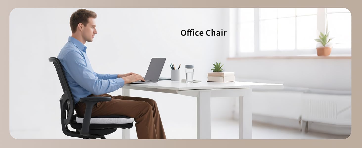 Ортопедична подушка-кільце з ефектом пам'яті для копчика та куксицевого відділу, протигеморройна та протипролежнева подушка для вагітних та реабілітації (Чорна)