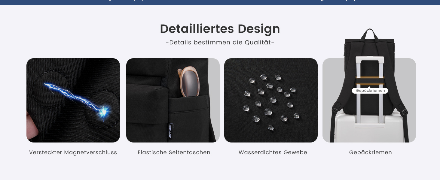 LOVEVOOK Рюкзак для ноутбука 17,3