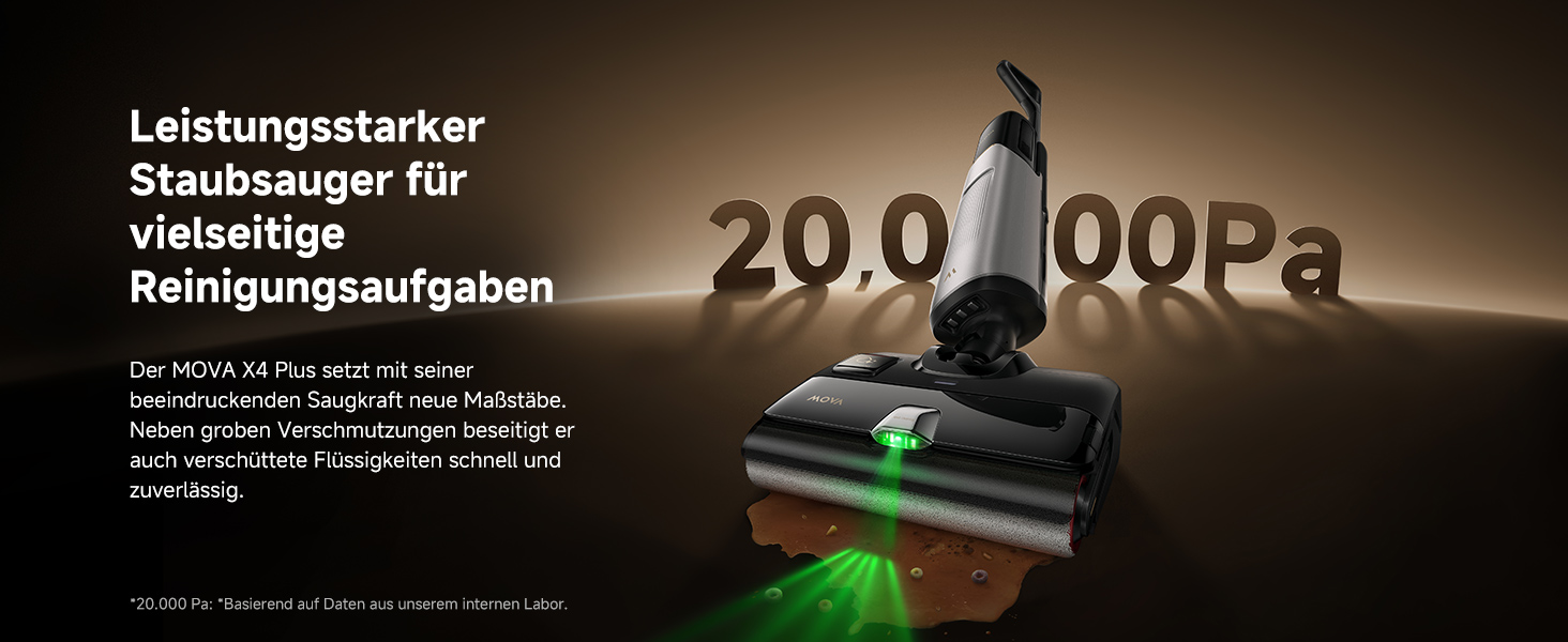 Mova M50 Ultra: Робот-пилосос 22000Pa з мийкою, гарячою щіткою (100°C) та сушінням (90°C, 5 хв) - Чорний