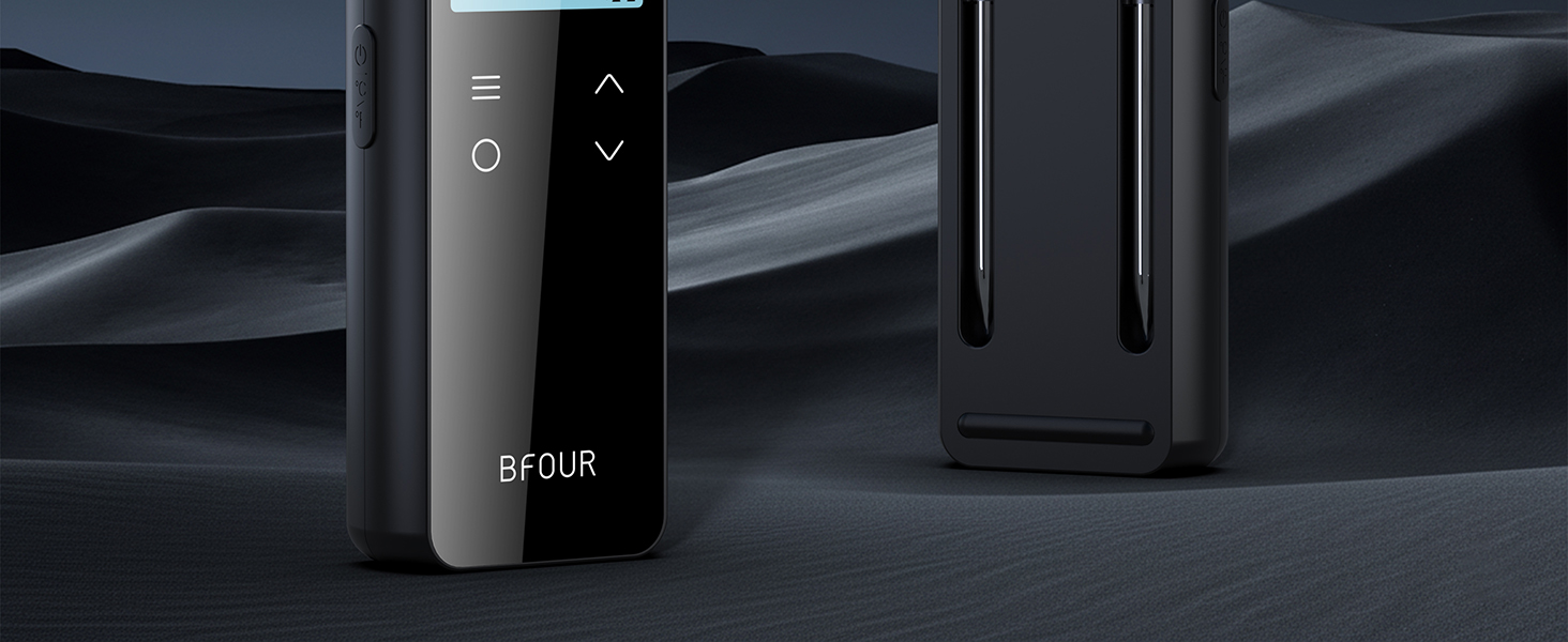 Бездротовий термометр для м'яса з Bluetooth та Wi-Fi, 2 зонди, 6 сенсорів, водонепроникний, точність ±0,1°C, для гриля, духовки, жарки – BF-80