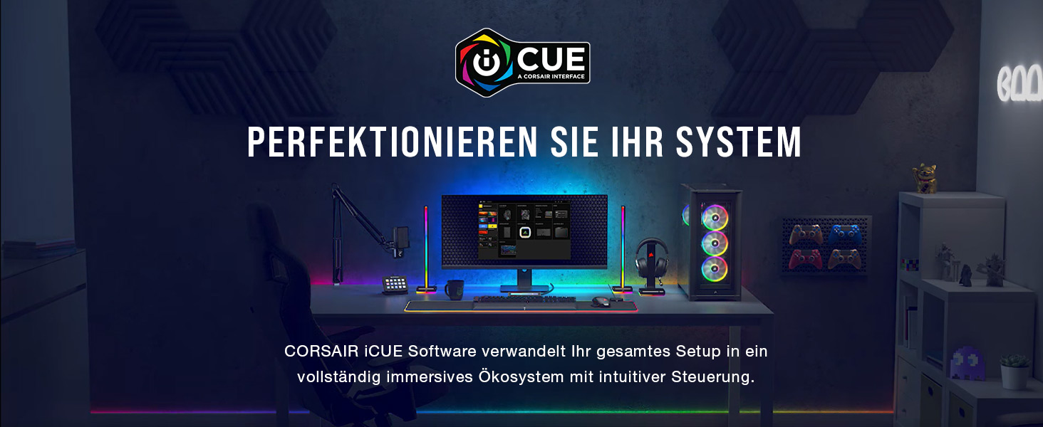 Килимок для миші Corsair MM700 RGB Extended - великий, 930x400 мм, з підсвічуванням RGB, хаб USB, чорний