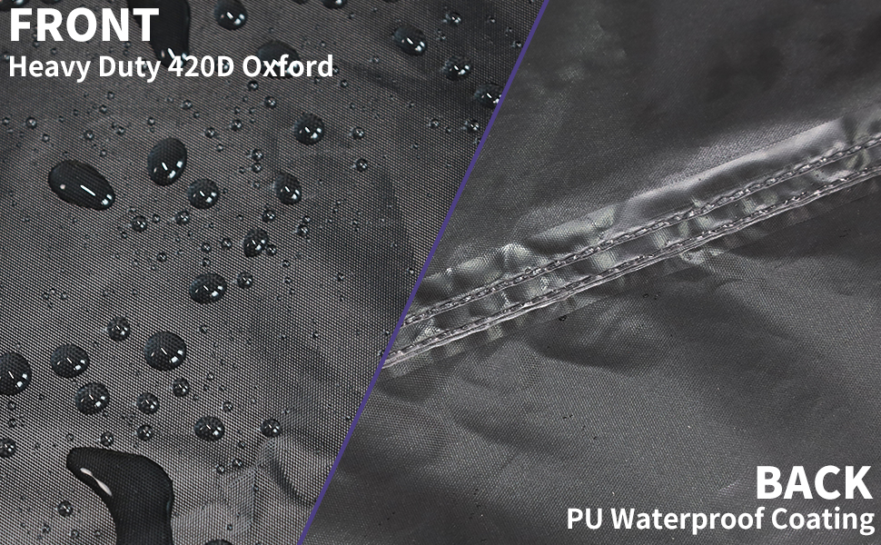Чохол для садових меблів водонепроникний круглий 160x70 см, Oxford 420D, захист від сонця та вітру
