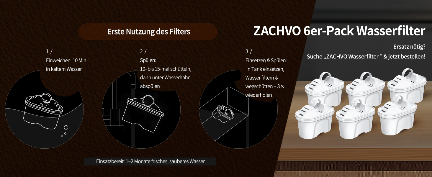 ЗACHVO Дозатор гарячої води UR05-2200W: миттєве гаряче водопостачання, 4 температурні режими, 3 об'єми, 4л бак, компактний та енергоефективний, захист від перегріву, дитячий замок, для кухні та офісу, фільтр з активованого вугілля
