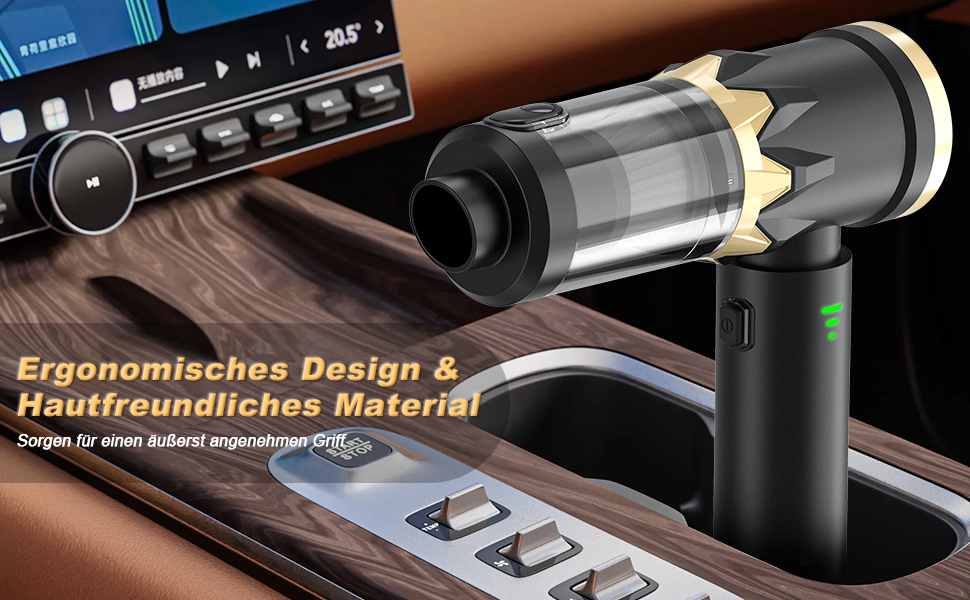 Акумуляторний ручний автомобільний пилосос 4 в 1, потужність 25000Па, безщітковий двигун 105000 об/хв, бездротовий пилосос для авто, офісу, диванів та шерсті тварин