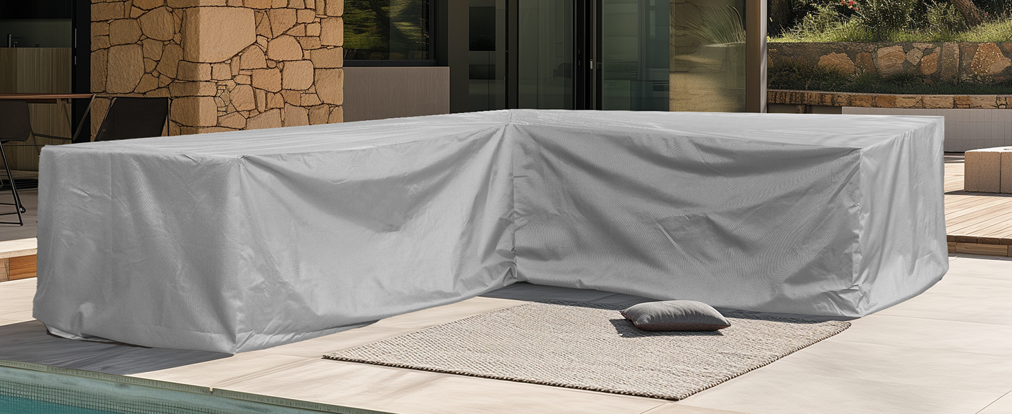 Чохол для парасольки Premium Protect 240x35/60 см, сірий, водонепроникний, UV-захист, для круглих парасольок до Ø450 см