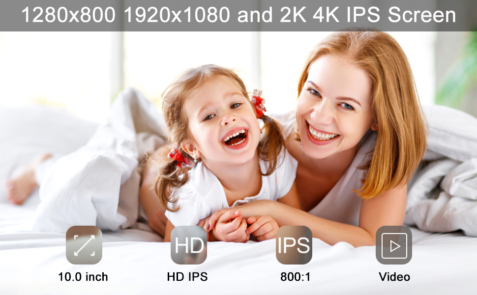 Цифровий фоторамка 10 дюймів з Wi-Fi, дерев'яний, 2K/4K HD IPS 1920x1080, розумний, для передачі фото та відео