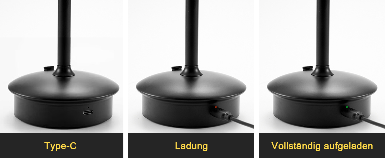 2 шт. Бездротові настільні лампи для обіднього столу з акумулятором 5200mAh, сенсорне регулювання яскравості, портативні лампи для ресторану, вітальні, спальні, бару, їдальні, нічники (багатобарвні, 2 шт.)