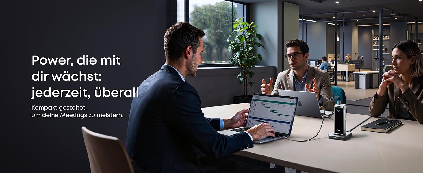 Power Bank Anker Prime 26250mAh: 3 порти, 300W, швидка зарядка, TSA-сертифікований, керування через додаток, для MacBook, iPhone та інших пристроїв