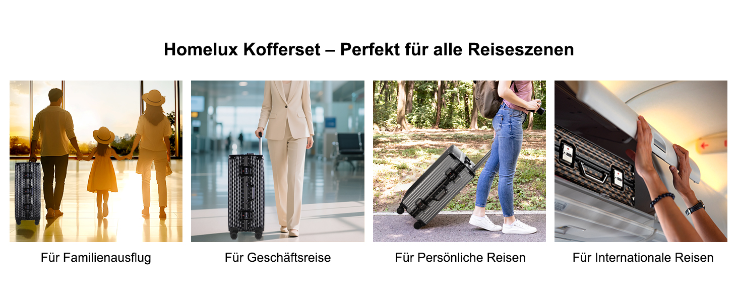 Набір валіз HOMELUX 3 шт. срібного кольору з ABS-пластику. Валізи з жорсткою обшивкою, ручки-телескопи, розміри M, L, XL. Ідеальний набір для подорожей.